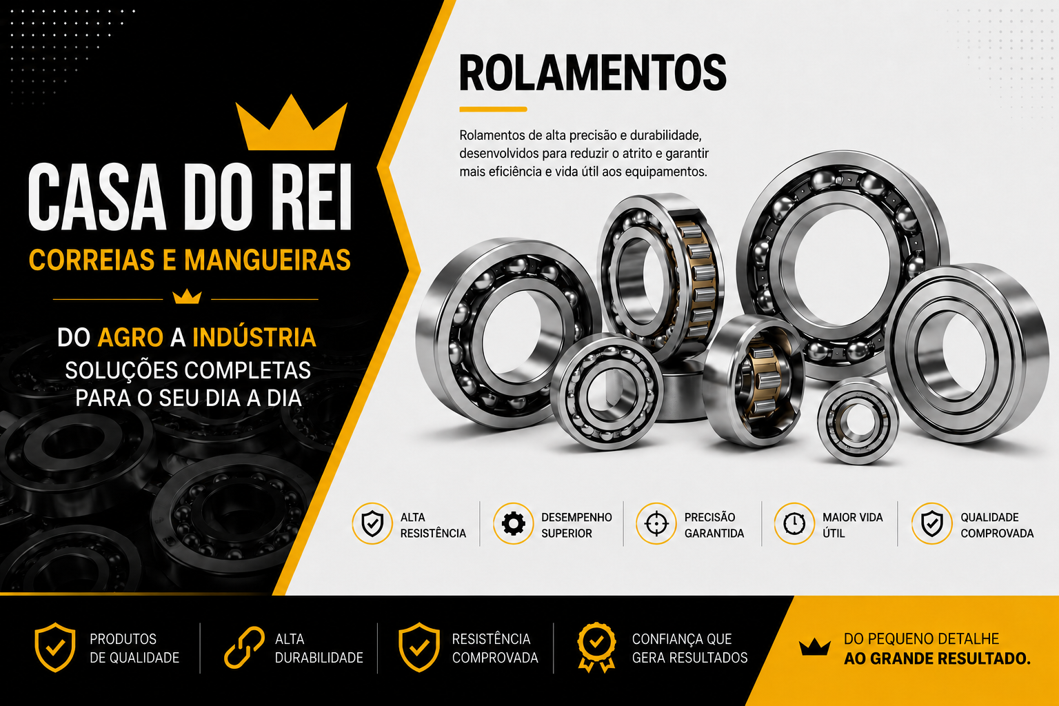 Rolamentos de alta precisão