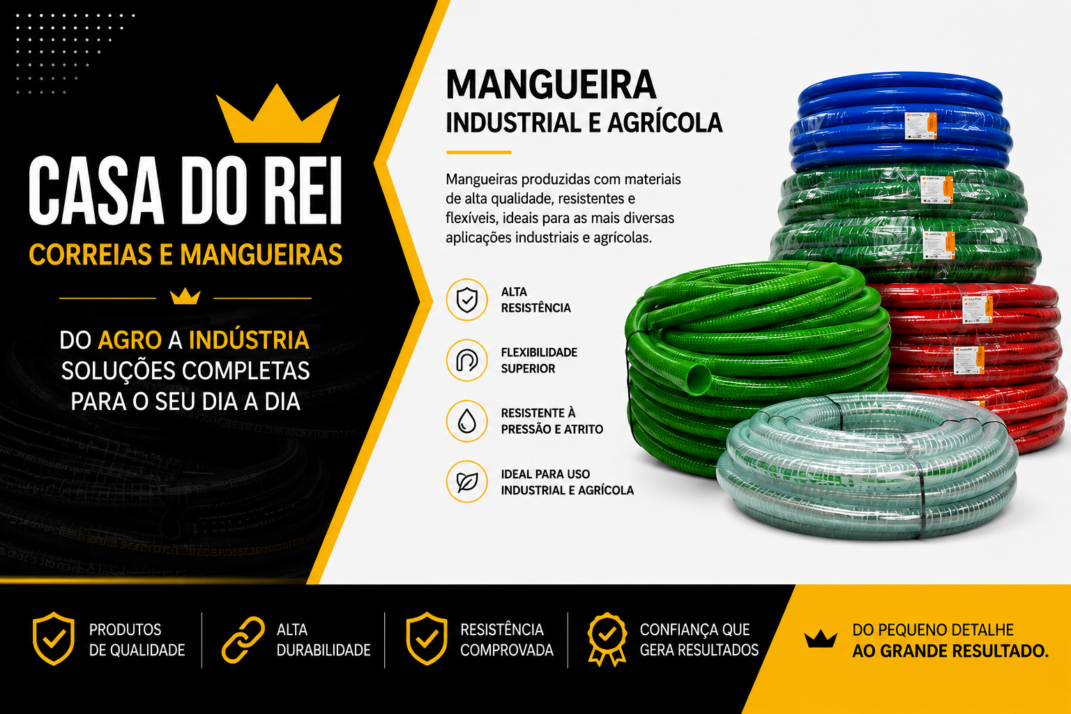Mangueira industrial e agrícola