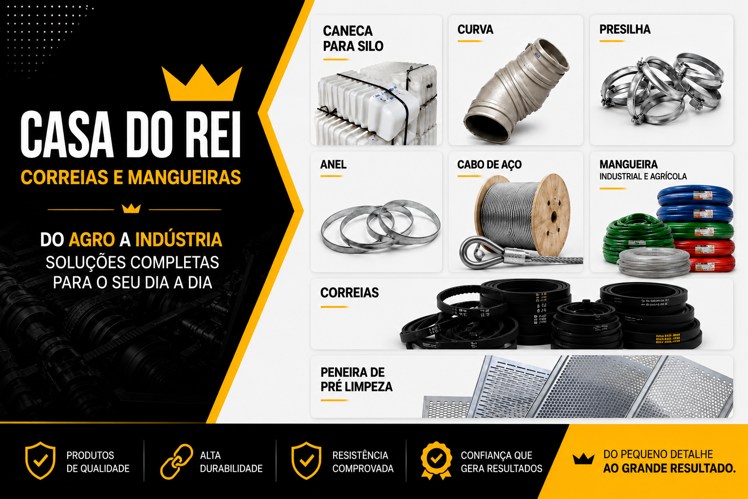 Peças para silos e agroindústria